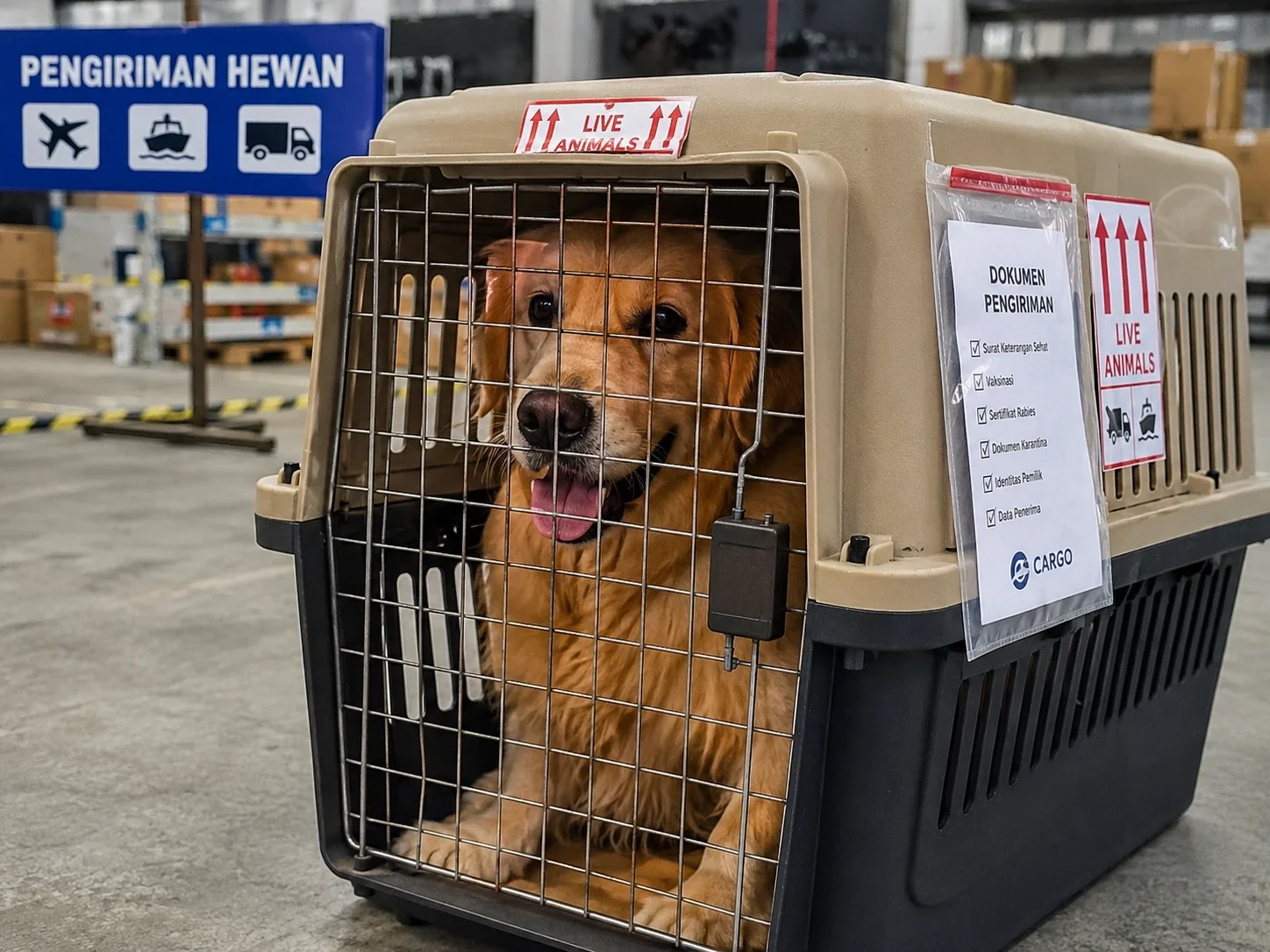 Hal yang Perlu Diperhatikan dalam Pengiriman Anjing Keluar Pulau